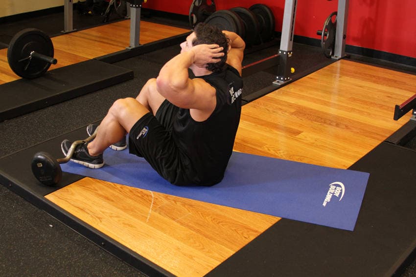 Sit-ups, position 2